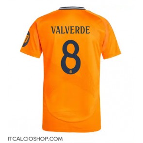 Real Madrid Federico Valverde #8 Seconda Maglia 2024-25 Manica Corta